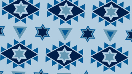 blue star background