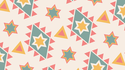 seamless pattern with stars