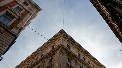 city skyscrapers at budapest magyar - hungary