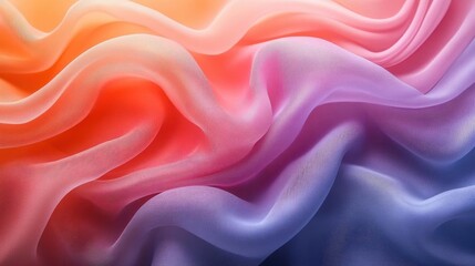 Fototapeta premium elegant pastel fabric design featuring flowing abstract patterns creating a sophisticated and stylish backdrop ideal for various design purposes enhancing elegance and beauty in textile art