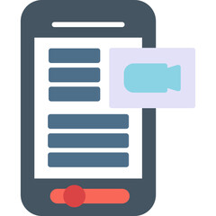 Obraz premium Videocall Icon