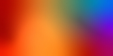 Obraz premium red orange grainy gradient vertical glowing abstract light wave on black noise texture background .Neon purple blue and orange colorful gradient background Best design for your ad, poster, bann.er 