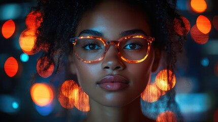 engaged individual in a vibrant webinar setting learning about personal branding techniques and strategies surrounded by digital resources and interactive elements for an immersive experience