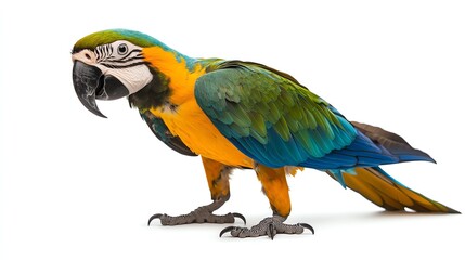 Parrot, white isolate background