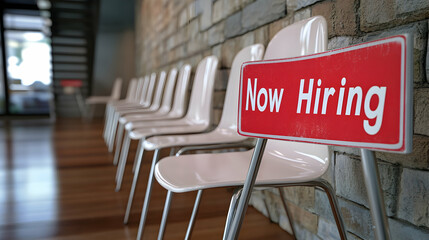 Obraz premium cafe sign on a brick wall