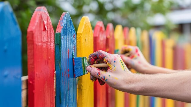 International Volunteer Day Close-up of hands planting a young tree in soil, environmental volunteer work, nature-focused