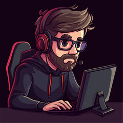 Gamer and Streamer Setup: Engaging Game Streaming Experience with High-Quality Gear, Real-Time Interaction, and Immersive Gameplay