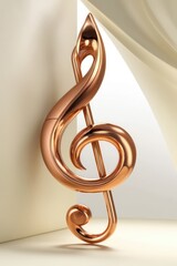 Obraz premium treble clef on white background 3