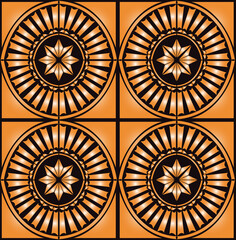 creative decorative geometric pattern