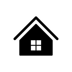 House vector icon, flat design symbol
