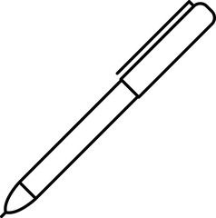 Pen icon. Pencil line icon. Edit symbol. Pen marker. Pencil or pen icon set. Vector illustration.