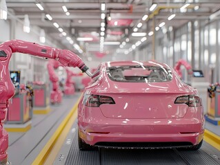 Robotic Arms in Automotive Painting Process