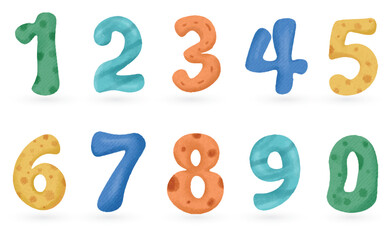 Cute number pack for baby birthday