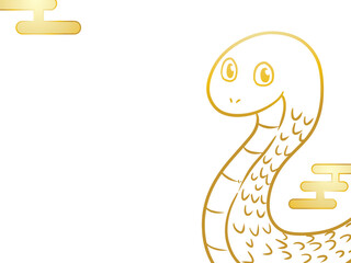 巳年　蛇の年賀状　