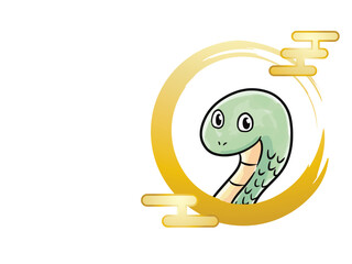 巳年　蛇の年賀状　