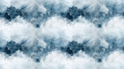 Obraz premium Seamless watercolor oil painting pattern featuring a soft winter marble abstract texture ideal for cheerful festive design projects