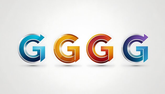 G letter Logo branding on Business card,Letter G Logo set,elegance, horizontal, identity, insignia, no people, typescript, alphabet, 568