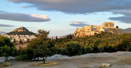 Fototapeta premium Veduta dell'Acropoli, Atene