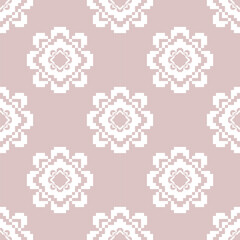 Pixel art seamless pattern for print design, tile, wallpaper, curtain, fabric, clothing.
