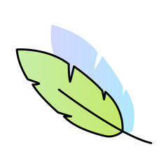 Feather Representing Lightness and Ease of Use. Portability and Comfort