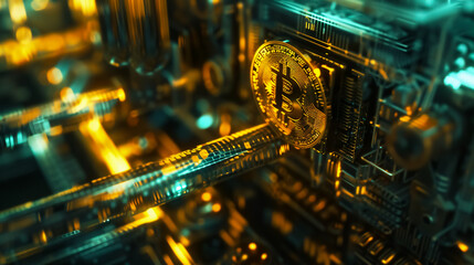 Deep within the blockchain, miners work tirelessly to validate transactions and secure the network, earning rewards in newly minted cryptocurrency.