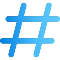 Obraz premium hashtag