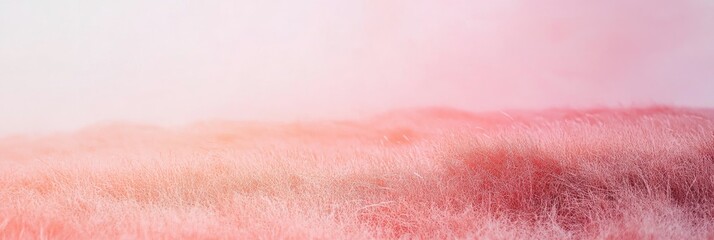 Fototapeta premium Soft gradient from light pink to coral with light grain texture, perfect for a playful touch