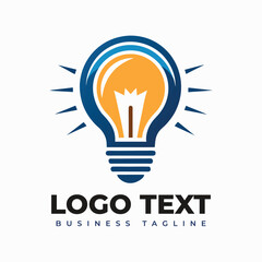 Light bulb logo design