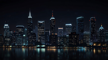 Obraz premium city in night