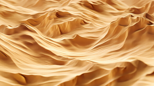 The shifting sands of time a 3d explosion of earthy paints, creating wind-swept desert dunes and time-worn monuments. Wind-swept Desert. Illustration