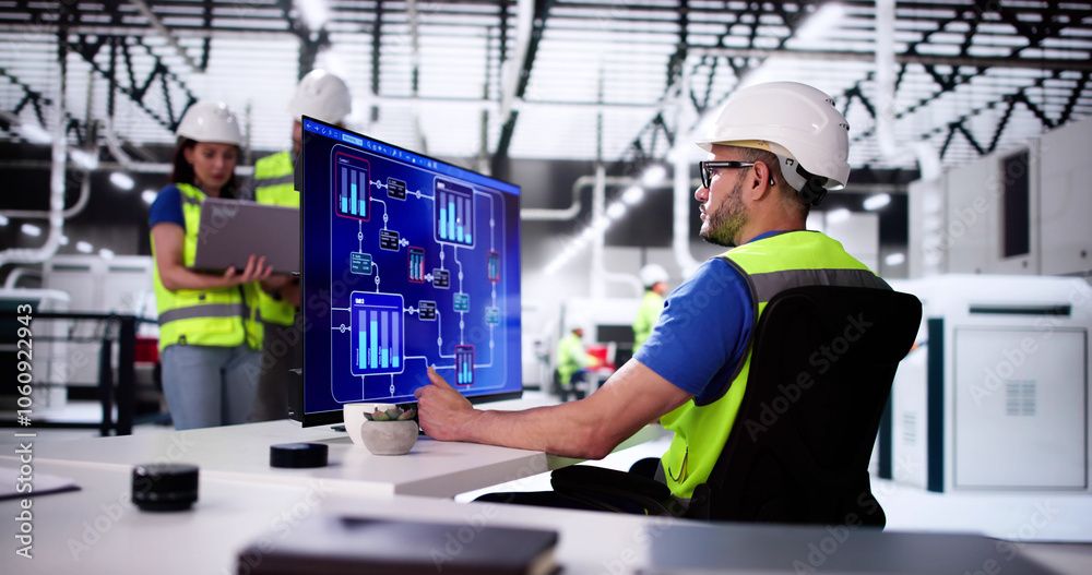Poster Engineer Operators Using Scada System