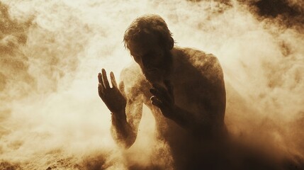 The Bible, the Book of Being, God creates man from the dust of the earth