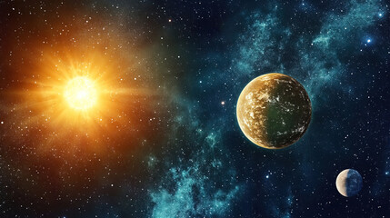 God created the cosmos. And God made the two great lights; the greater light to rule the day, and the lesser light to rule the night: the stars also