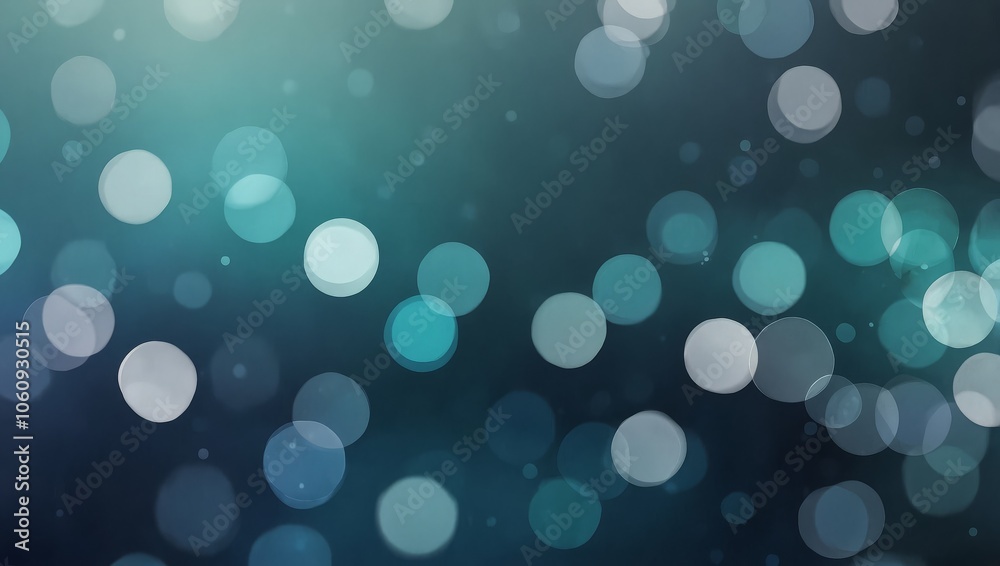 Wall mural abstract background gradient soft light blue bokeh for graphic business background hitech technology