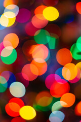Christmas light bokeh