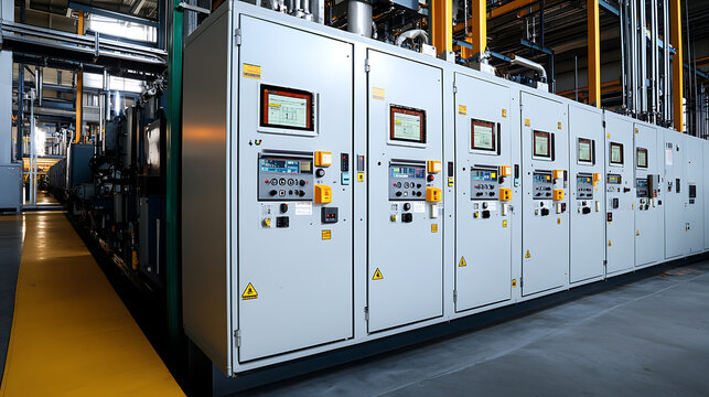 Low voltage switchgear at power plant
