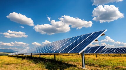 Technician Monitoring Solar Panel Temperature in Field
