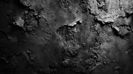 Rough Black Textured Wall
