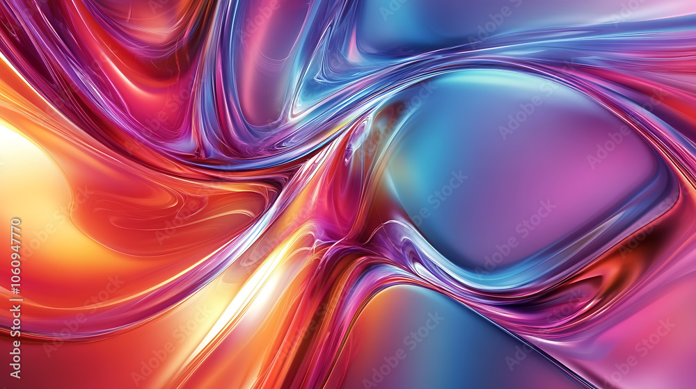 Poster technology abstract background in color space with a high resolution