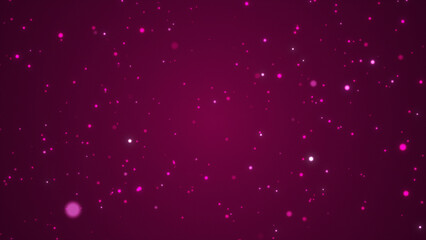 Vivid purple 4K background with scattered particles, creating a festive and cheerful atmosphere.