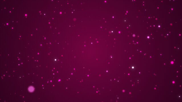 Vivid purple 4K background with scattered particles, creating a festive and cheerful atmosphere.