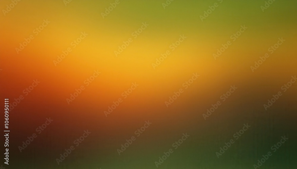 Poster warm gradient background with autumn tones of orange, yellow, and green. perfect for seasonal design