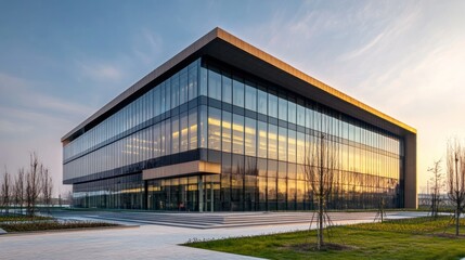 Obraz premium Modern Glass Office Building