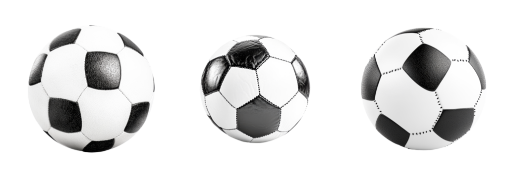 Classic Soccer Ball Isolated on White Background Football Sports Equipment Team Sport Competition World Cup Match Goal Recreation Leather Winning Game Play Activity Athlete Fitness Championship