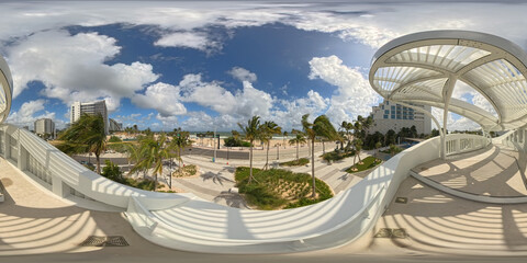 360 view of Fort Lauderdale Beach Florida