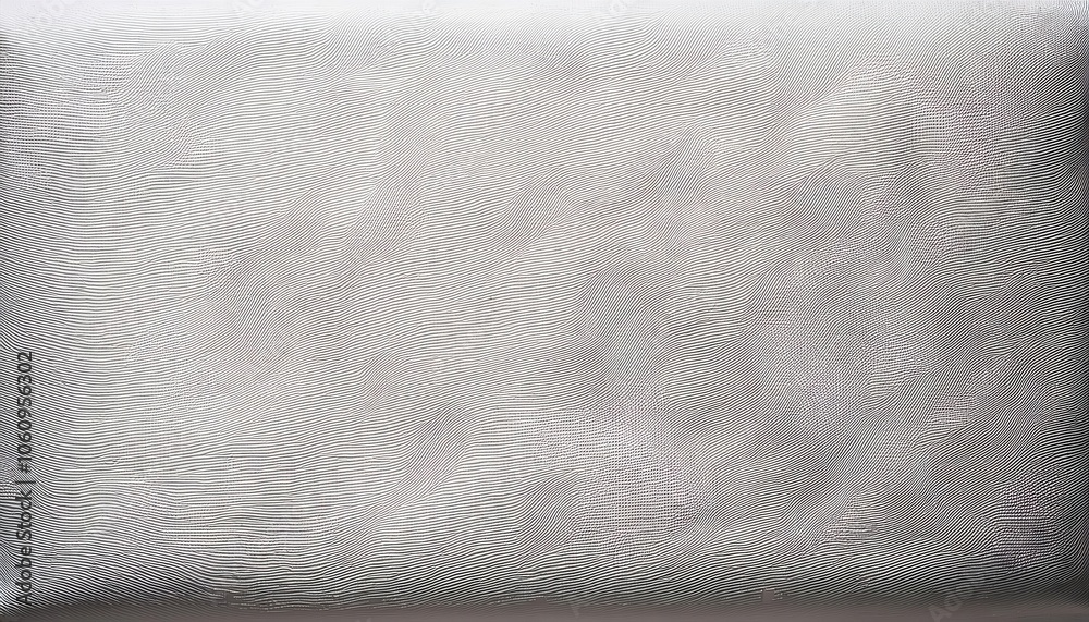Poster Subtle Abstract Textured White Surface with Organic Wave Like Linear Patterns. Ideal for Minimalist Backgrounds, Contemporary Interior Design, Tranquil Aesthetic Concepts, or Modern Art Projects
