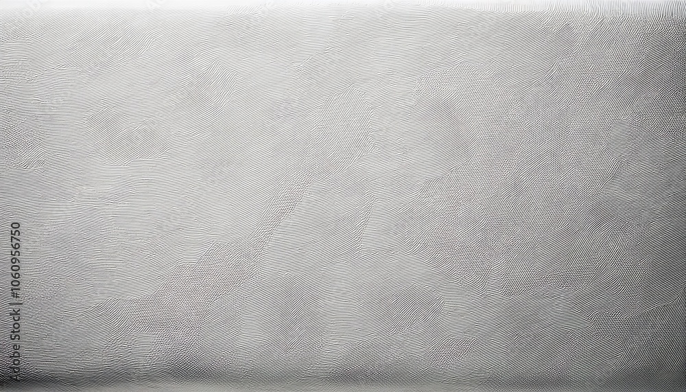 Aufkleber Subtle Abstract Textured White Surface with Organic Wave Like Linear Patterns. Ideal for Minimalist Backgrounds, Contemporary Interior Design, Tranquil Aesthetic Concepts, or Modern Art Projects