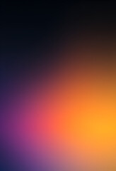 Naklejka premium An abstract grainy texture illustration with a vibrant sunset gradient, featuring bold transitions of orange and purple, perfect for dynamic backgrounds.