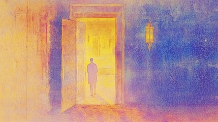 open door policy, open door, communication, illustration, HR door, exit, corporate door