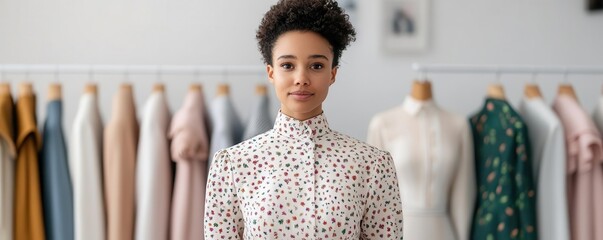 A fashion designer using AI to experiment with virtual fabrics and styles in real-time, AI virtual fashion, innovative fashion design